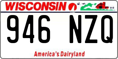 WI license plate 946NZQ