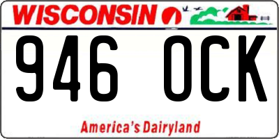 WI license plate 946OCK