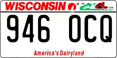 WI license plate 946OCQ