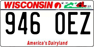 WI license plate 946OEZ