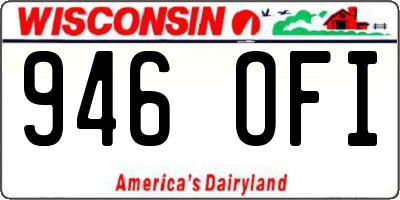 WI license plate 946OFI