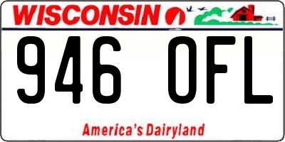 WI license plate 946OFL