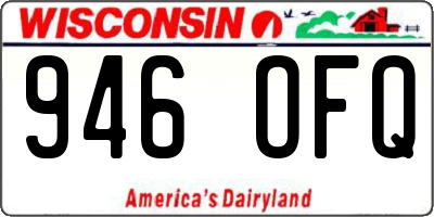 WI license plate 946OFQ