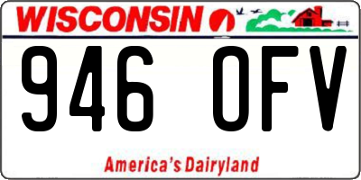 WI license plate 946OFV
