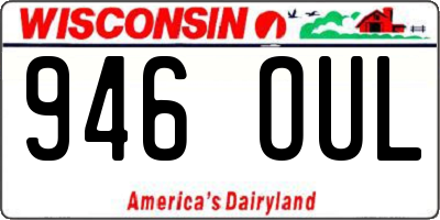 WI license plate 946OUL