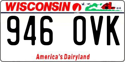 WI license plate 946OVK