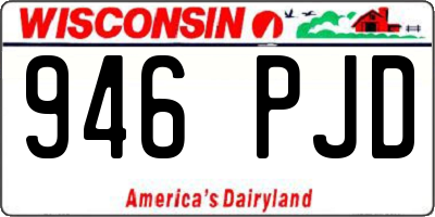 WI license plate 946PJD