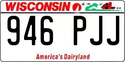 WI license plate 946PJJ