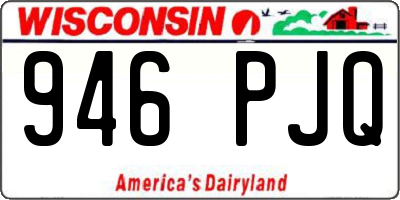 WI license plate 946PJQ
