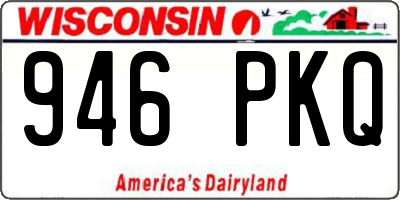 WI license plate 946PKQ