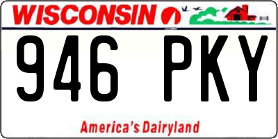 WI license plate 946PKY