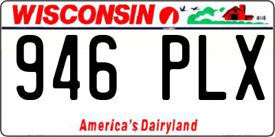 WI license plate 946PLX