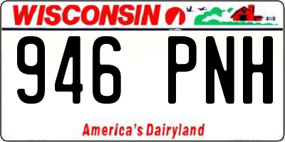 WI license plate 946PNH