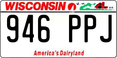 WI license plate 946PPJ