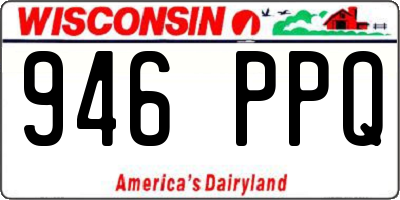 WI license plate 946PPQ