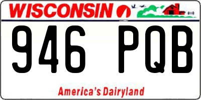 WI license plate 946PQB
