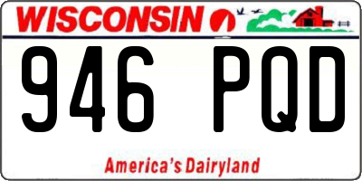 WI license plate 946PQD