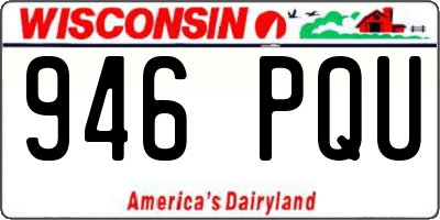 WI license plate 946PQU