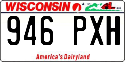 WI license plate 946PXH
