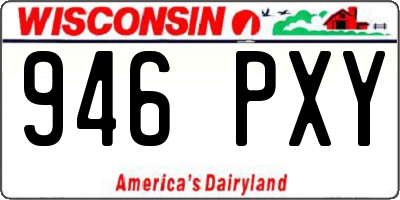 WI license plate 946PXY