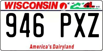 WI license plate 946PXZ