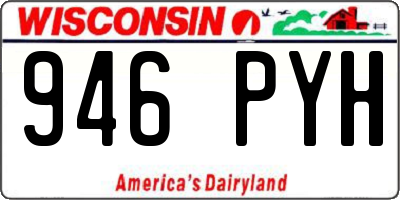 WI license plate 946PYH