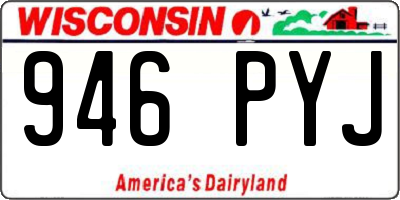 WI license plate 946PYJ