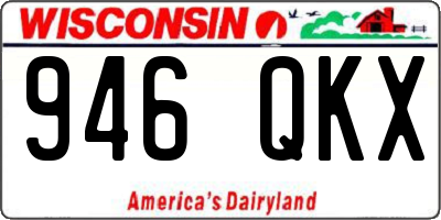 WI license plate 946QKX