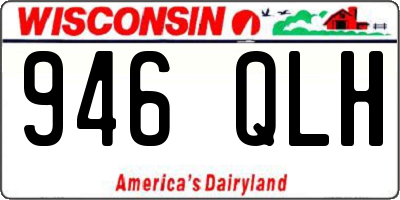 WI license plate 946QLH