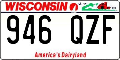 WI license plate 946QZF