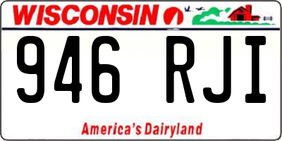 WI license plate 946RJI