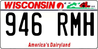WI license plate 946RMH