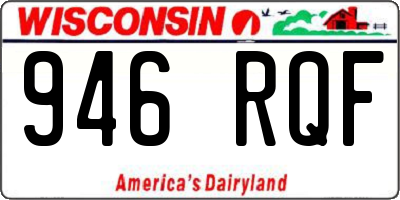 WI license plate 946RQF