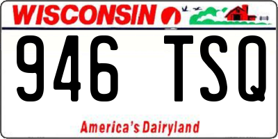 WI license plate 946TSQ