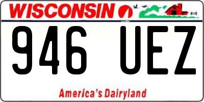 WI license plate 946UEZ