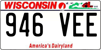 WI license plate 946VEE