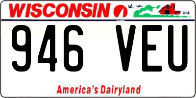 WI license plate 946VEU