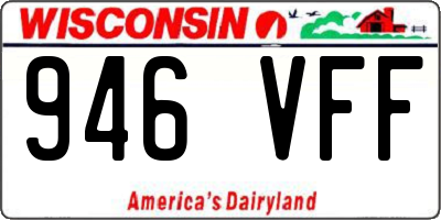 WI license plate 946VFF