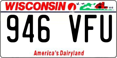 WI license plate 946VFU