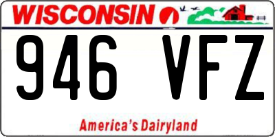 WI license plate 946VFZ