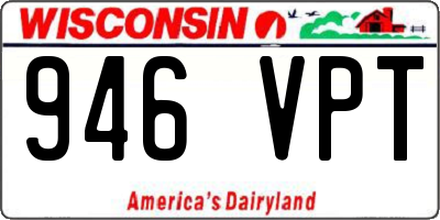 WI license plate 946VPT