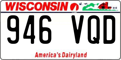 WI license plate 946VQD