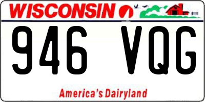 WI license plate 946VQG