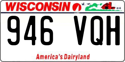 WI license plate 946VQH