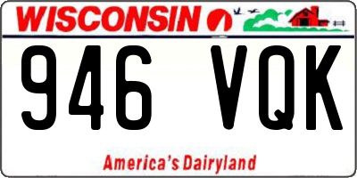 WI license plate 946VQK
