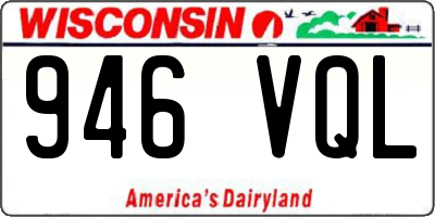 WI license plate 946VQL