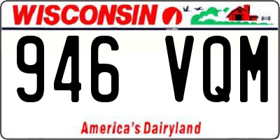 WI license plate 946VQM