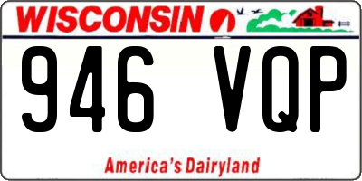 WI license plate 946VQP