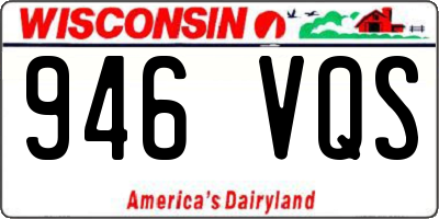 WI license plate 946VQS