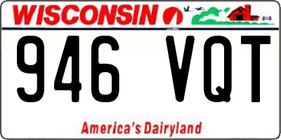 WI license plate 946VQT